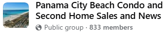 Panama City Beach Condo News Facebook Group