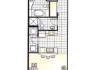 1 bedroom 1 bath 884 square feet, surfrider b floor plan