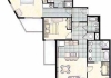 3 bedroom 3 bath 1702 square feet, paradise floor plan