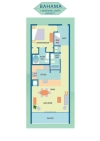 1 bedroom 2 bath 934 square feet